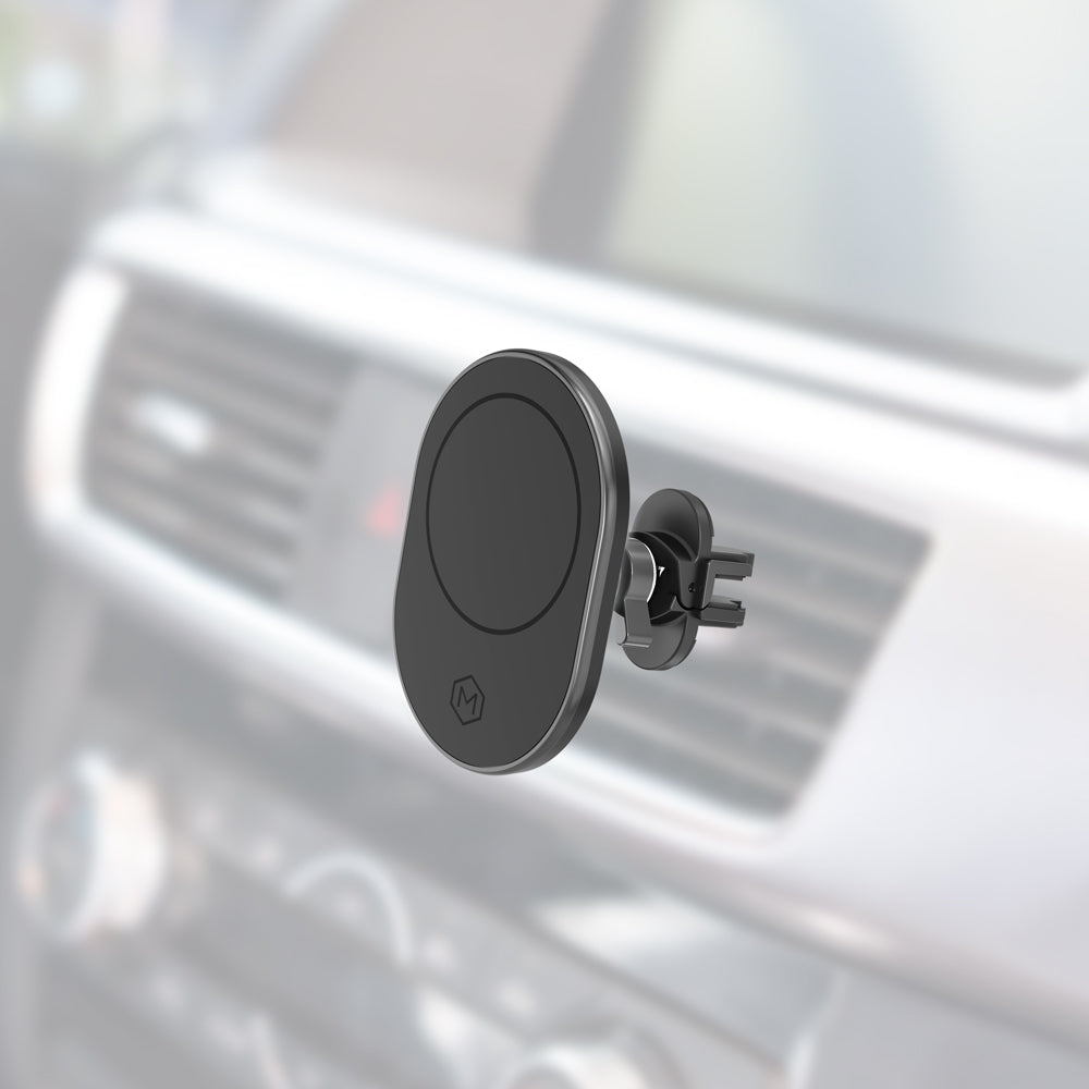 MagSafe Magnetic Mount Car Charger Combo With Vent And Dash Base