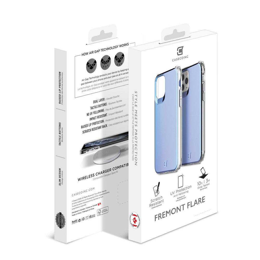 Flare Swirled Iridescent Clear Tough Case - iPhone 11 Pro