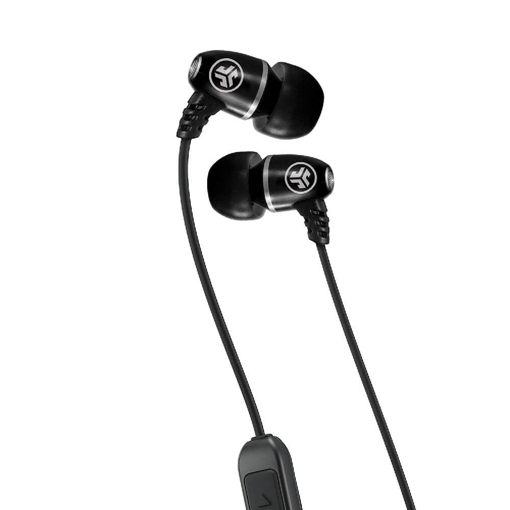 JLab Audio Metal Bluetooth Wireless Rugged Earbuds - Black