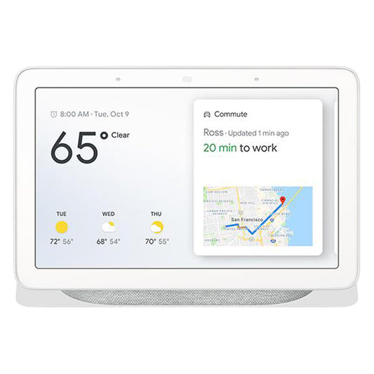 Google Nest Hub with Google Assistant - Chalk