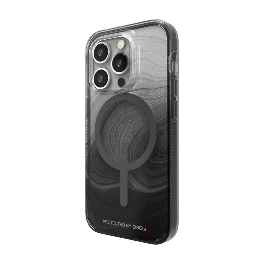 iPhone 14 Pro Max Milan Snap Case - Black Swirl